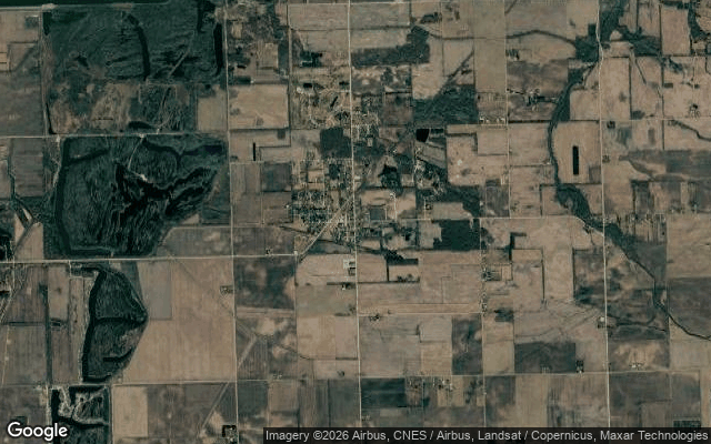 Aerial view of Essex, Illinois